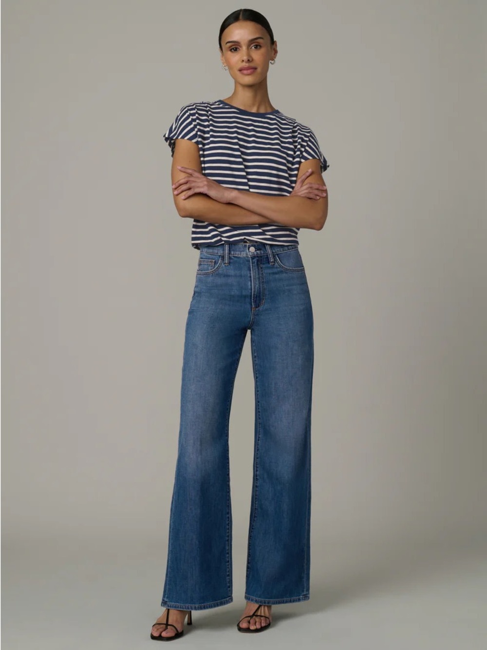 Joe’s Jeans High Rise Wide Leg Ankle Jeans